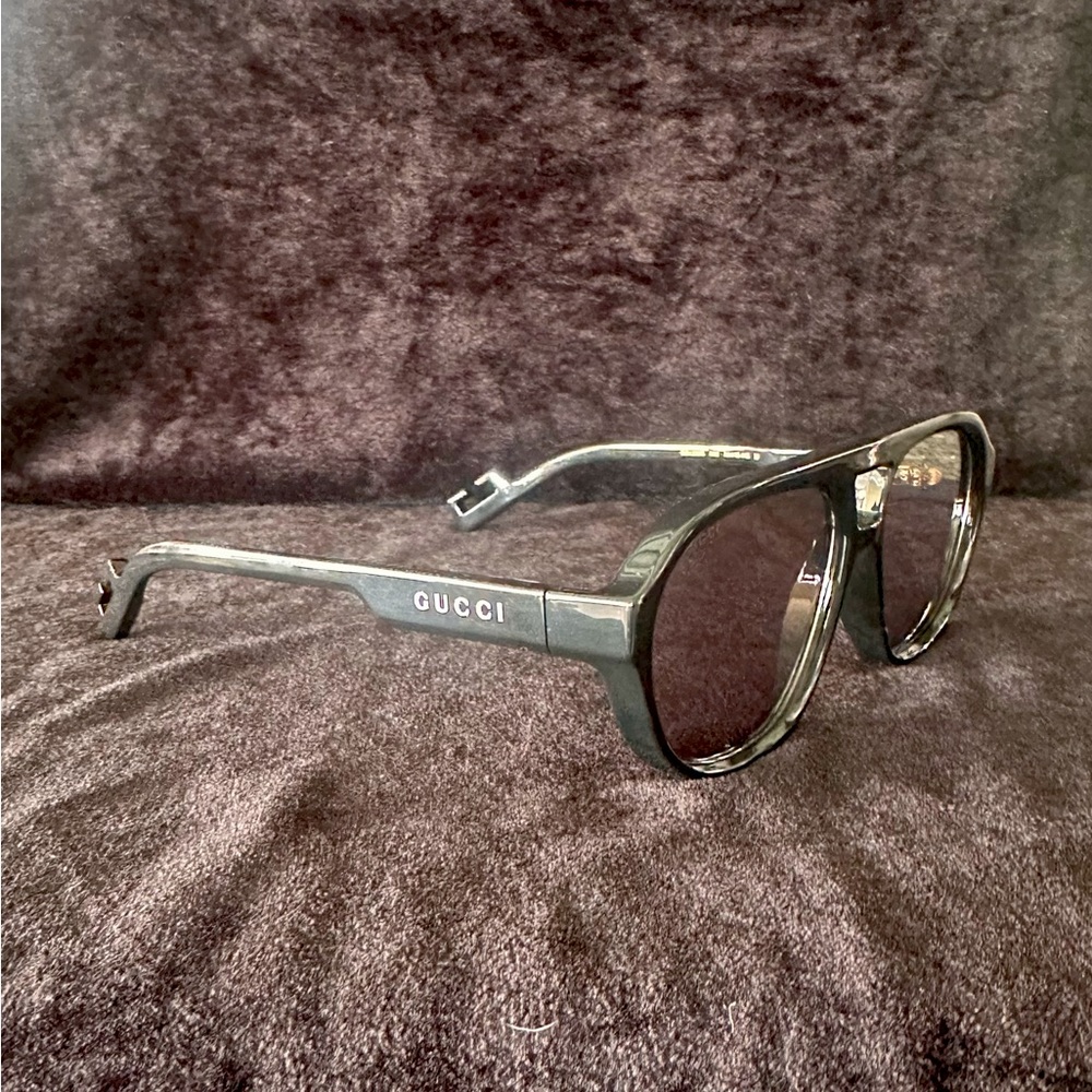 Gucci Men's Gg1239s 58mm Navigator Mountain Sunglasses Black